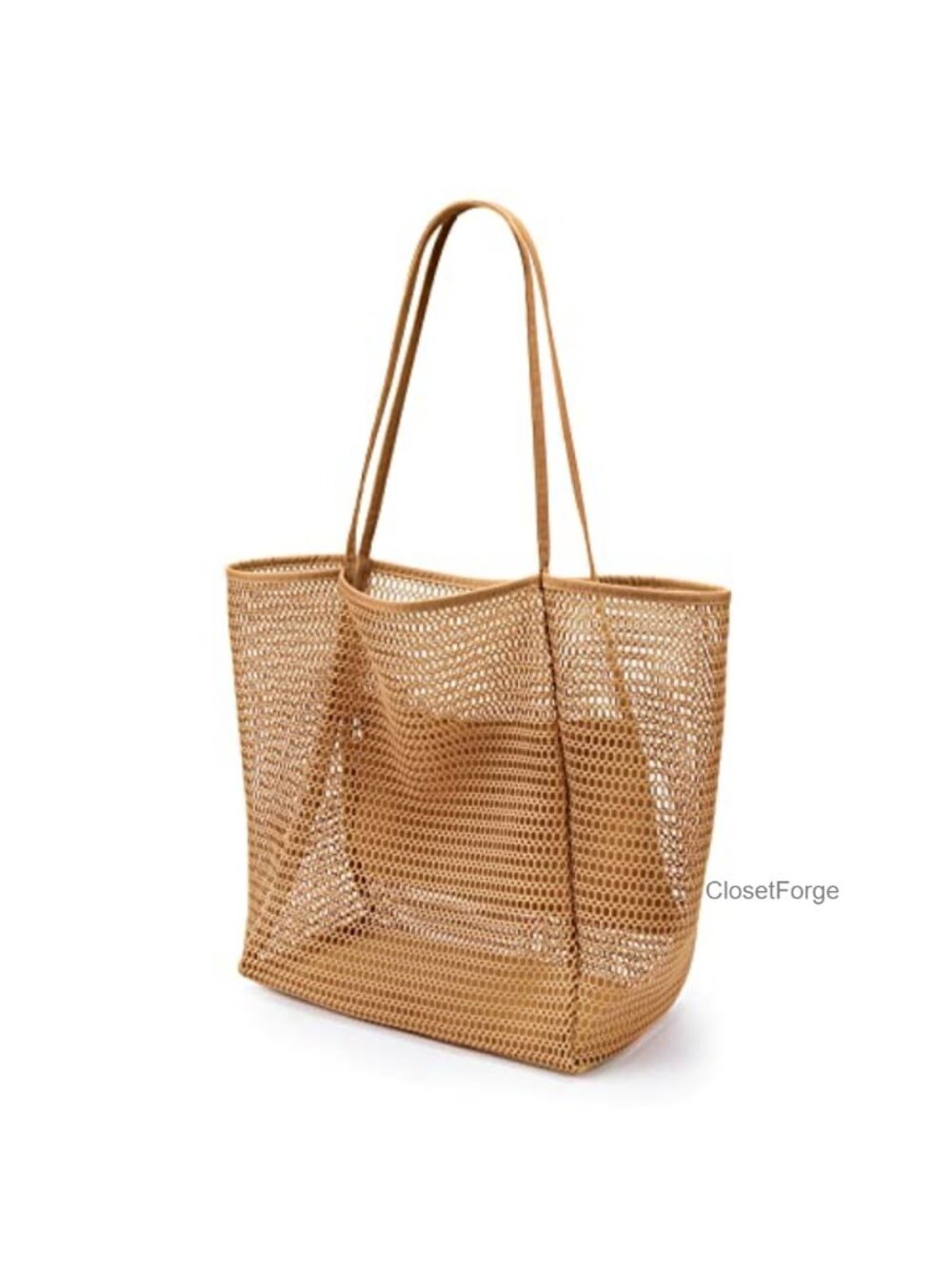 Foldable Mesh Tote Bag Nylon Beach Pool Summer